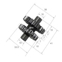 Doppelritzel für Anlasser Spy Racing 205 F3