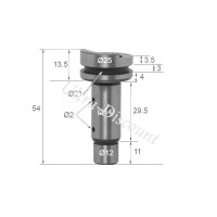 Achse für Nockenritzel Shineray 200ccm STIIE-STIIE-B