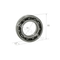 Motor-Kugellager für Quad Shineray 200 ccm STIIE - STIIE-B (Ø 55 - 6006) Bilder 1