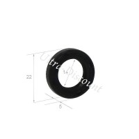 Simmerring für Getriebe Quad Shineray 150STE (14x22x5)