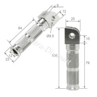 Fußraste Tuning CNC für Dax (Typ 2) Bilder 1