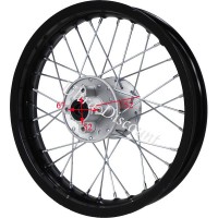 Felge hinten 14'' schwarz für dirt bike (Typ 1)