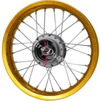 Felge hinten 14'' für dirt bike ( Gold,Typ 5 )