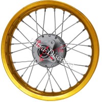 Felge hinten 14'' für dirt bike ( Gold,Typ 5 )