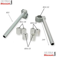 Lenker, Tuning Stummellenker Alu für pocket bike (Typ 3 ) Bilder 1