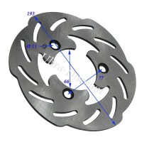 Bremsscheibe für Skooter Baotian BT49QT-12 (193mm)