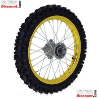 Rad vorn 14'', gold, für dirt bike AGB29