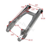 Schwingarm Aluminium Tuning für Monkey und Gorilla (+10cm) Bilder 1