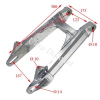 Schwingarm Aluminium Tuning für Monkey-Gorilla (verstärkt, +4cm) Bilder 1
