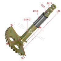 Kickstarterachse für Shineray Quad 200 ccm (XY200ST9)