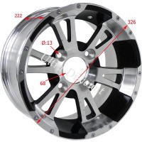 Alufelge hinten für Quad Shineray 350 ccm (XY350ST-2E) Bilder 1