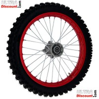 Rad vorn 17'', für dirt bike AGB 30 - Rot Bilder 1