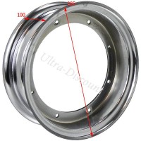 Felge vorn chrom Tuning für PBR 50 ccm bis 125 ccmSkyteam  (3.00x10) Bilder 1