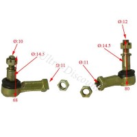 Spurstangeköpfe (paar) für Quads Shineray 200 ccm (XY200ST-6A)