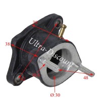 Ansaugstutzen für Motor 200 - 250 ccm mit Wasserkühlung Bilder 1