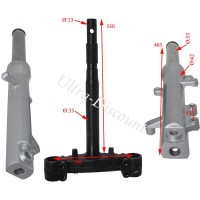 Gabel für chinesischen Motorroller Jonway 125ccm YY125T Bilder 1