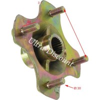 Radnabe hinten für Quad der Shineray 250 STIXE ST9E (typ 2) Bilder 1