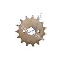 Ritzel, verstärkt, 12 Zähne für dirt bike (428 : Ø:17mm)