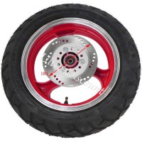 Rad vorn komplett für Jonway Skooter 50ccm (rot)