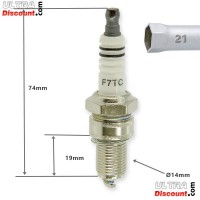 Zündkerze original für Originalmotor MT4 - Kit MT4 Bilder 1