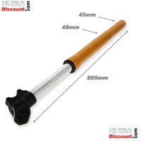 Gabelholme Qualitätsprodukt 800mm, einzige Einstellung, 15mm Radachsen - Gold Bilder 1
