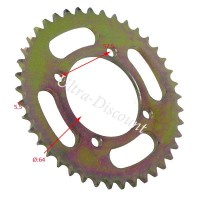 Kettenkranz, verstärkt, 37 Zähne für dirt bike (Typ 5, Zahnteilung 420