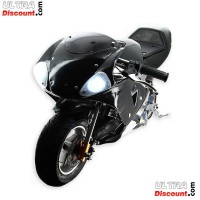 Pocket Bike 49cc schwarz mit Frontoptik Bilder 2
