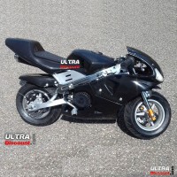 Pocket Bike 49cc schwarz mit Frontoptik Bilder 5