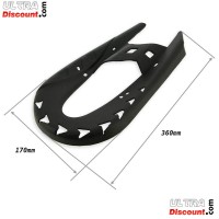 Schwarzer Kettenschutz für Pocket bike Bilder 1