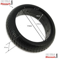 Vollreifen Airless 6.5 für Elektroroller 165 x 45 Bilder 1