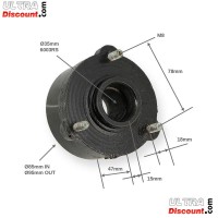Radnabe drum hub vorn für Quad Bigfoot Bilder 1