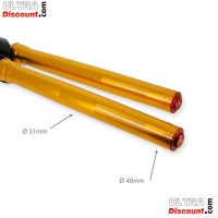Gabelholme Qualitätsprodukt  800mm, 15mm Radachsen - Golden Bilder 1