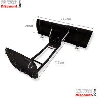Stahlschneeschaufel 120cm x 38 cm für Chinesisches Quad 200cc Bilder 2
