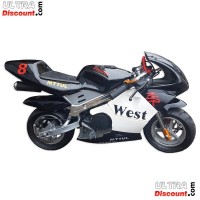 Verkleidung für pocket bike 47-49 ccm (Schwarz-Weiss) Bilder 1