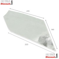 Auspuffschutz aus Aluminium für Quad Shineray 250 STIXE ST9E