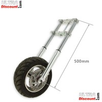 Gabel für pocket Supermotard (145mm) silber