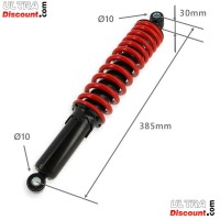 Hinterer Stoßdämpfer Shineray Quad 250ST-9C (Rot-Schwarz) Bilder 1