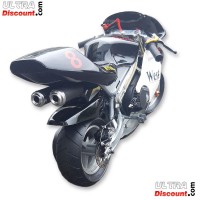 Pocket Bike 53ccm Hohe Qualität Schwarz und weiß Bilder 1