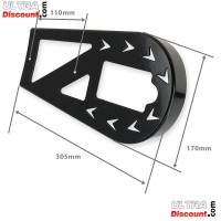 Schwarzer Kettenschutz für Pocket Cross (type2)