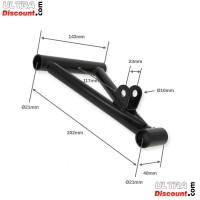 Querlenker elektrisches Mini Quad Bigfoot (200mm)