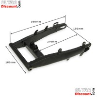 Schwingarm für Super Pocket Replik YZF R1 (Schwarz) Bilder 1