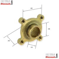 Bremsscheibenhalter (type3) für Citycoco