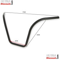 Lenker Citycoco Shopper (schwarz) 330mm Bilder 1