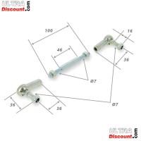 Spurstange elektrische Pocket ATV