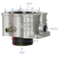 Zylinder Quad Shineray 250 ccm ST-9E (typ 167MM)