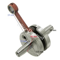Kurbelwelle Racing (Achse 10 mm) für pocket bike Bilder 1