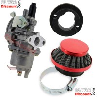 Vergaser-Set 12 fur pocket dirt (rot) Bilder 1 Vergaser-Set 12 fur pocket dirt (rot) Bilder 1