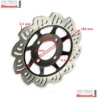 Bremsscheibe Shark für Dirt Bike (Typ 2)