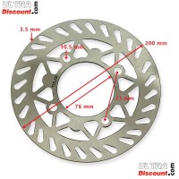 Bremsscheibe dirt bike (Typ 1)