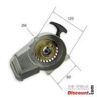 Seilzugstarter Pocket Quad + Aluritzel für - Rot